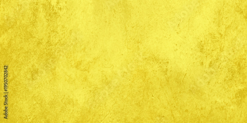 abstract vibrant yellow textured background with mottled plaster effect and brush strokes for design backdrops