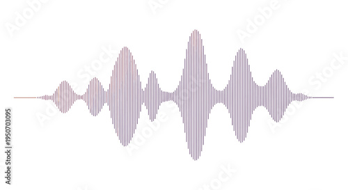 Abstract sound wave visualization, audio waveform, digital signal processing, music equalizer, sound frequency, and technology concept