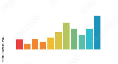 Vibrant colorful bar chart illustrating business growth, financial data analysis, market trends, and statistical progress on a clean white background, symbolizing success and development. Free Download Vibrant colorful bar chart illustrating business growth, financial data analysis, market trends, and statistical progress on a clean white background, symbolizing success and development. - GFXLoad