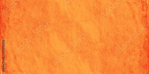 vibrant orange textured background with crumpled paper effect, abstract grunge parchment backdrop