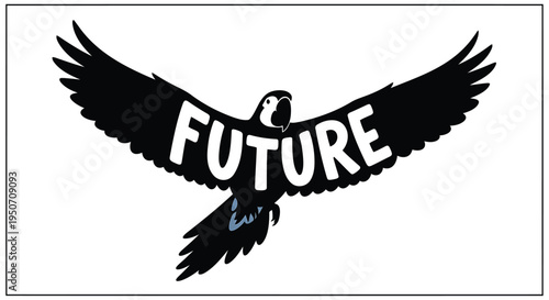 Vector eagle icon with 'FUTURE' text