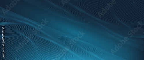 Dot white blue wave light screen gradient texture background. Abstract technology big data digital background. 3d rendering.