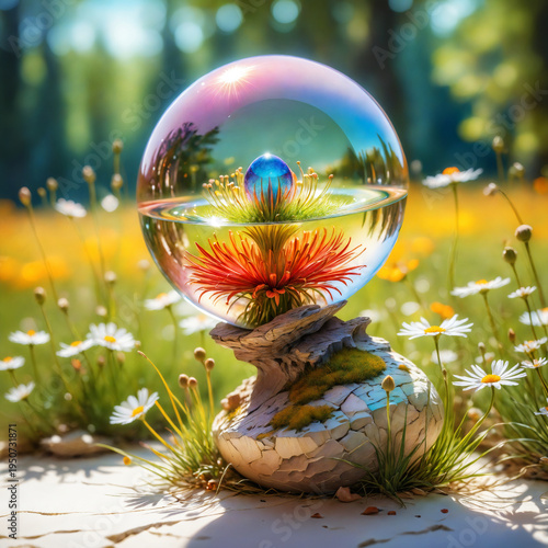 CP A Special Plant In A Glass Ball