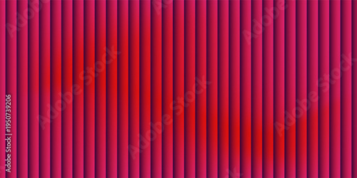 Futuristic vibrant vertical ribbed lines that distorts vivid red blue diagonal gradient. Vivid and colorful visual perfect for modern design, technology backgrounds, or creative advertising projects