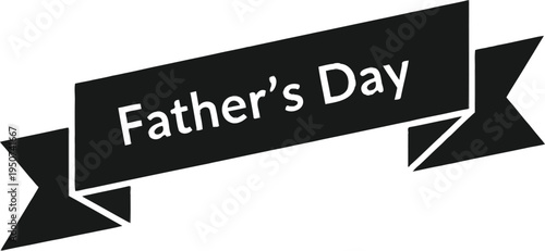Father's day ribbon graphic