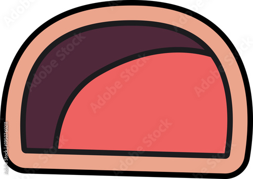 Hand-Drawn Cartoon Mouth Doodle Illustration