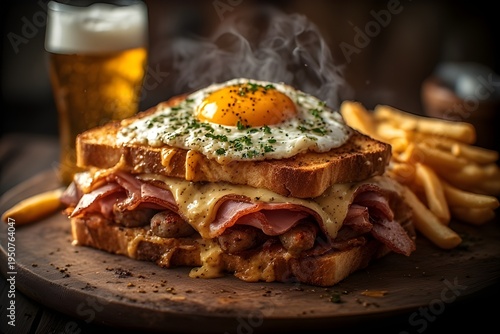 francesinha on a plate