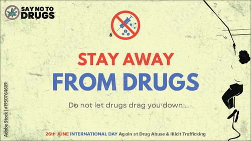 International Day Against Drug Abuse and Illicit Trafficking Awareness banner