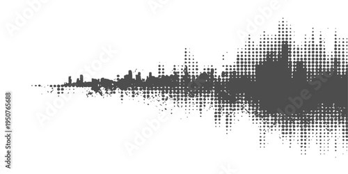 Abstract grunge urban background vector illustration featuring a business technology network pattern and city map style texture on a drawing paper template backdrop for banner design