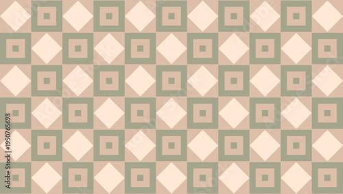 Seamless Geometric Squares and Diamonds Pattern