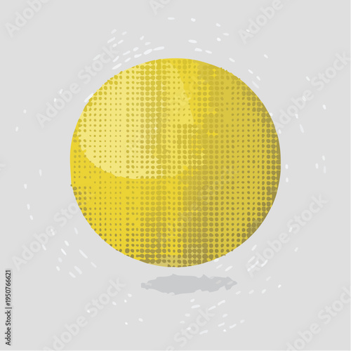 Ball texture for padel ball, sport background, vector illustration