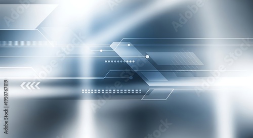 Abstract background with futuristic technology design and glowing lines