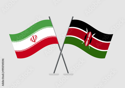 Iran and Kenya vector flags with clean background and shadow Free Download Iran and Kenya vector flags with clean background and shadow - GFXLoad