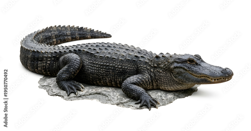 Obraz premium crocodile isolated on white