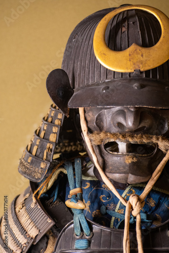 Φωτογραφία The helmet of a samurai in the Nomura house, Kanazawa, Japan
