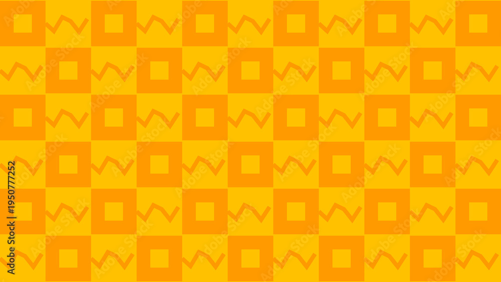 Obraz premium Abstract Orange Geometric Pattern Background
