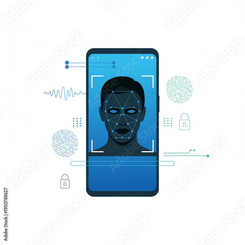 Person using smartphone with augmented reality facial filters