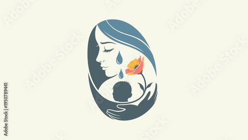 Woman Caring for Globe with Water and Flame.