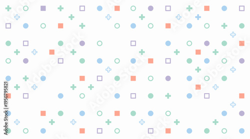 Clinical Abstract Geometric Pattern Design for Healthcare and Medical Technology Backgrounds