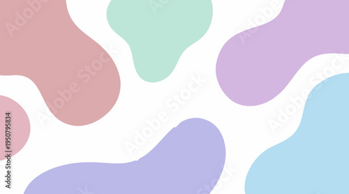 Clinical Abstract Pastel Shapes Background for Healthcare Design