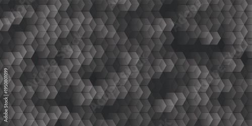 Abstract modern hexagon background. White and gray honey pattern geometric texture
