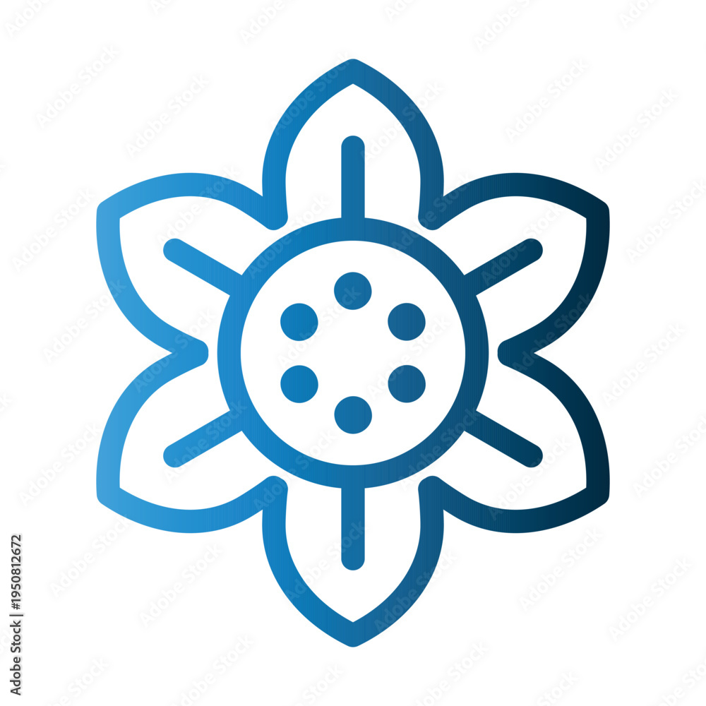 Fototapeta premium Flower icon design template