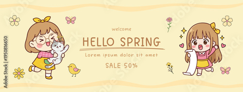 Spring Blossom Promotional Banner