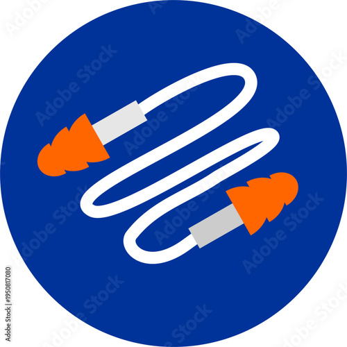 Ilustrasi alat pelindung diri ear plug 