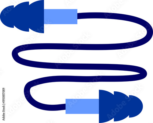 Ear plug icon for industrial workers 