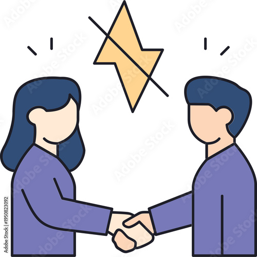 Conflict Resolution Sticker