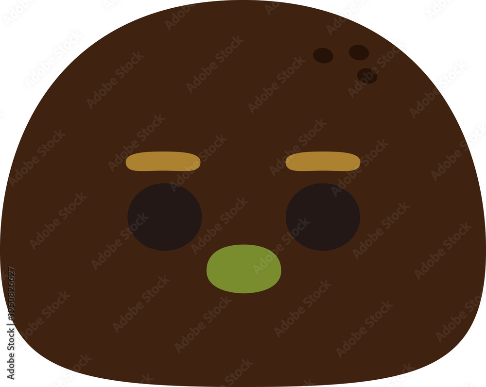 Fototapeta premium vector illustration of a dubai cookie