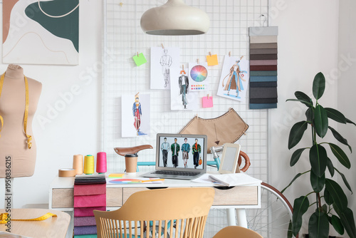 Interior of light fashion d...