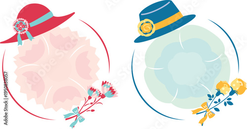 【2026年】母の日・父の日　おしゃれなアイコンセット