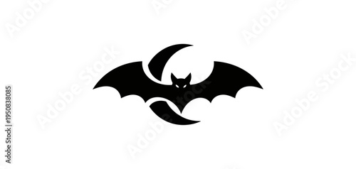 Eyes in darkness abstract concept