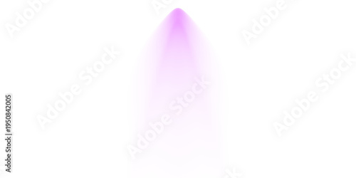 Purple spotlight stage beam isolated on black background for theater performance studio backdrop lighting effect glowing