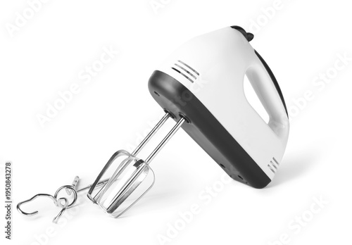 Electric mixer with chrome ...