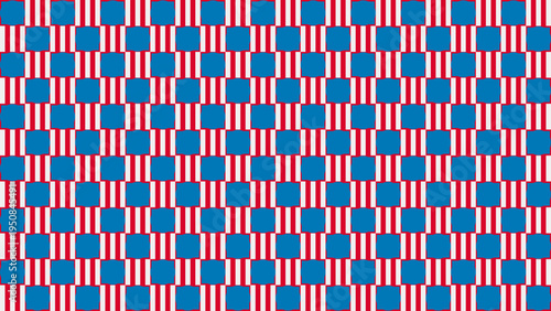 Red White And Blue Patriotic Striped Pattern vector background