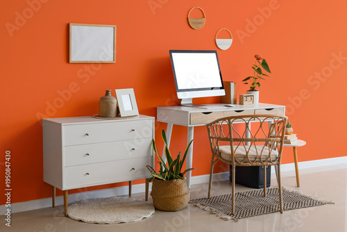 Comfortable workspace with ...