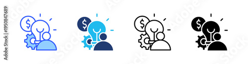 Resources Multi Style Icon Set Vector 