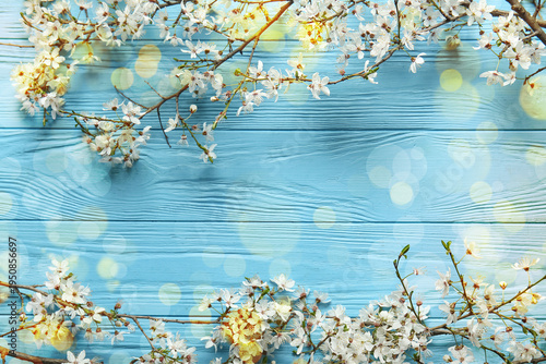 Frame made of beautiful blo...