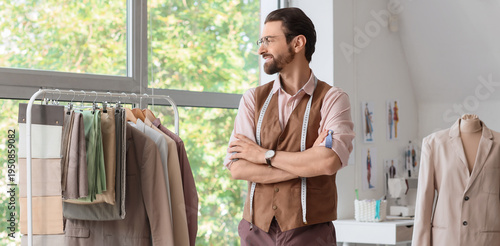 Portrait of male tailor in ...
