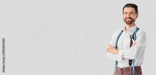 Portrait of male tailor on ...