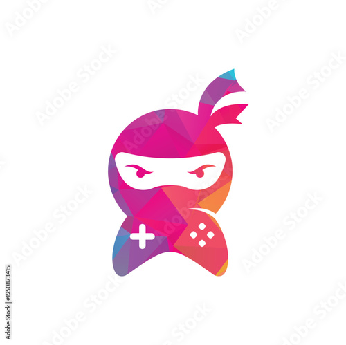 Ninja game logo design. Ninja Gaming Logo Images Stock Vectors.