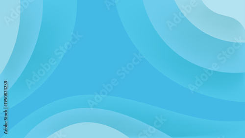 A flowing blue wave pattern with light abstract curves and motion lines creates a professional vector illustration backdrop for web design wallpaper
