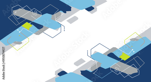 Futuristic Hospital Beds with Medical Equipment.