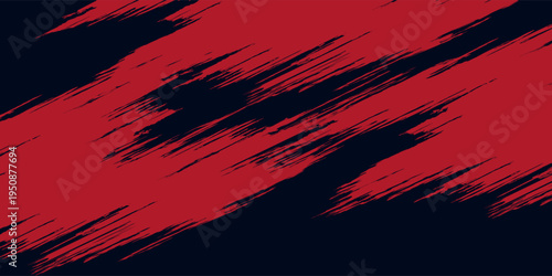 Red halftone dots blue color pattern gradient grunge texture background. Dot pop art comic sport style vector illustration. Eps10