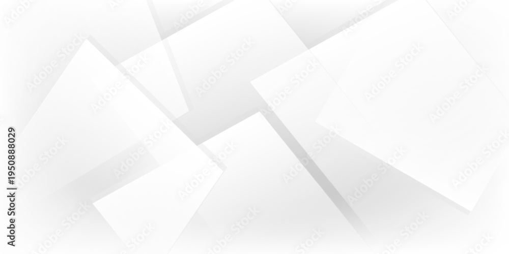 Fototapeta premium Seamless architecture geometry tech modern abstract background White texture of soft woven leather background. squares in bright light with