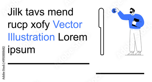 Digital payments, electronic transactions, cashless systems, modern banking, financial technology, fintech. Person inserting token near payment terminal. Digital payments and electronic transactions