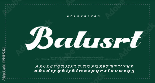  Font lettering handwritten. vector illustration  