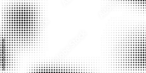 Tossed small black dots on cream white Seamless Vector Pattern Hand Drawn polka dots background
